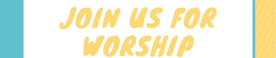 Worship service invitation this Sunday outdoors.