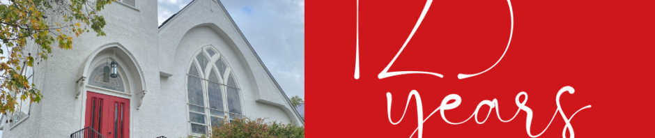 Invitation for 125th anniversary celebration at a church on October 24.