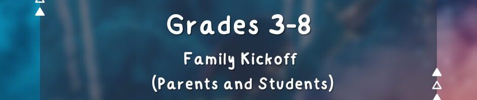 Faith Formation event for grades 3-8 on Wednesday, September 4.