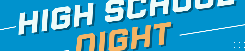 Invitation for High School Night event on February 16.